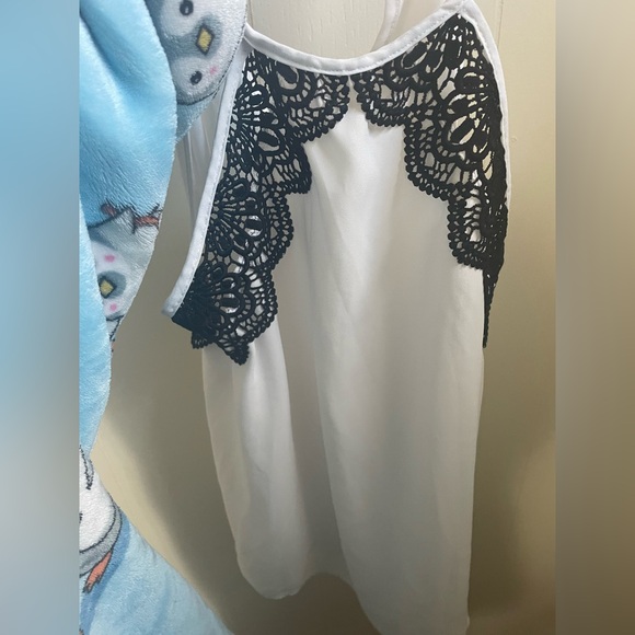 Charlotte Russe Tops - Black and white Charlotte Russe blouse